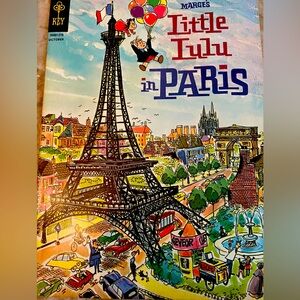 MARGE'S LITTLE LULU #165 1962-GOLD KEY-IN PARIS-GIANT VF/NM